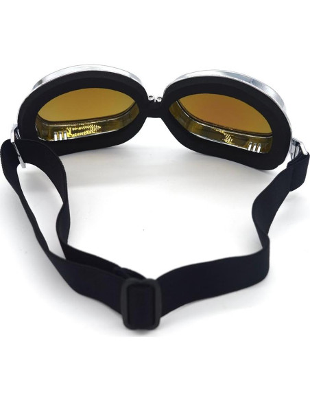 Gafas de Motocicleta Evomosa Vintage con Lente Azul Gafas de Motocicleta Evomosa Vintage con Lente Azul