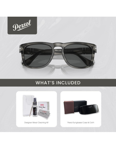 Gafas de Sol Persol Elio PO3333S Cuadradas Unisex + Kit iWear