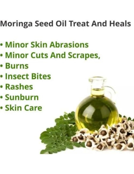 Aceite de Moringa Crysalis 15ml - Puro y Natural Aceite de Moringa Crysalis 15ml - Puro y Natural