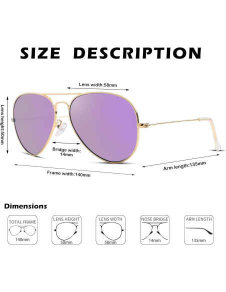 Gafas de Sol Aviador Pro Acme UV400 Polarizadas Gafas de Sol Aviador Pro Acme UV400 Polarizadas