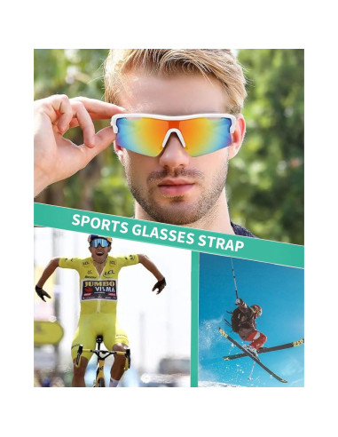 Correa de Gafas Elástica Niños Unisex 4 Piezas HORNYPOOT