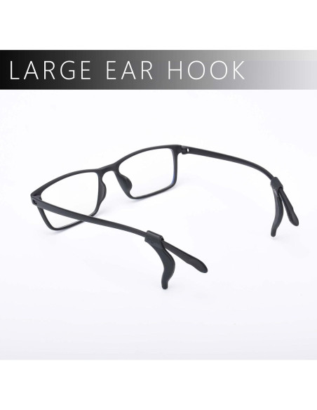 6 Pares Sujetadores Gafas SooGree Gancho Silicona Grande 6 Pares Sujetadores Gafas SooGree Gancho Silicona Grande