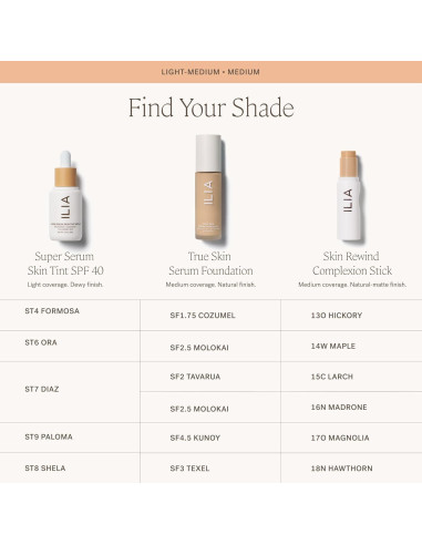 ILIA Stick de Complección Skin Rewind 14W Arce 10 g - Maquillaje Limpio
