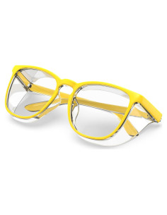 Gafas de Seguridad Antivaho Amarillo Limón para Adultos