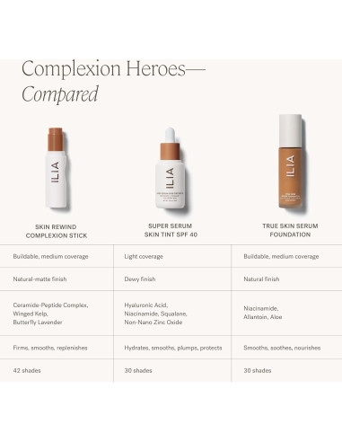 ILIA Stick de Complección Skin Rewind 14W Arce 10 g - Maquillaje Limpio