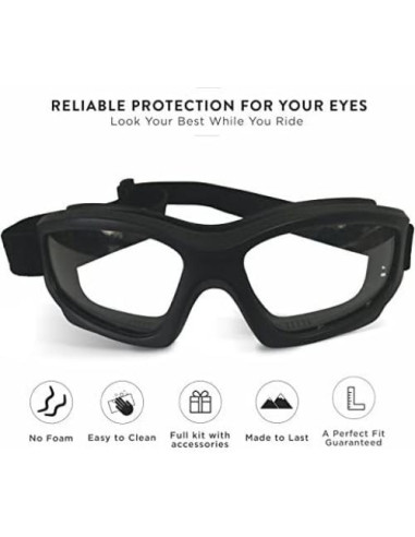 Gafas de Motocicleta Jiayuoptics con Protección UV y Estuche