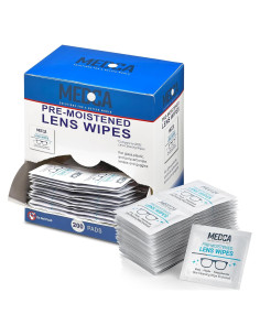 Toallitas de limpieza de lentes MEDca - Paquete de 200 unidades