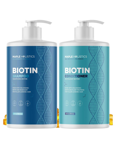 Conjunto de Champú y Acondicionador Biotina Honeydew 739 ml