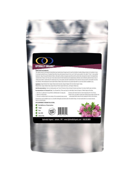 Té Essiac Orgánico Óptimo 227.5g - Mezcla de 8 Hierbas Té Essiac Orgánico Óptimo 227.5g - Mezcla de 8 Hierbas