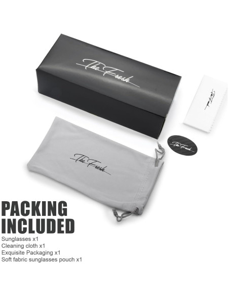 Gafas de Sol Fresco UV400 para Mujeres con Estuche Regalo Gafas de Sol Fresco UV400 para Mujeres con Estuche Regalo