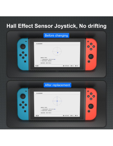 Joystick de Efecto Hall RGEEK para Nintendo Switch - 2 Piezas