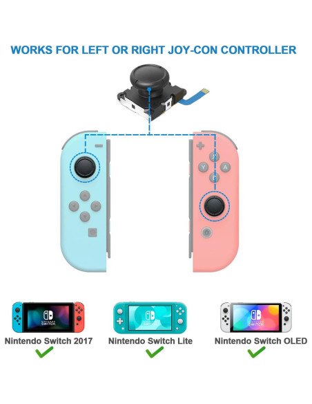 Kit de reparación joystick Veanic para Nintendo Switch Joy-Con Kit de reparación joystick Veanic para Nintendo Switch Joy-Con