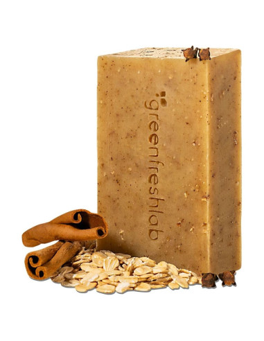 Jabón Exfoliante Orgánico GreenFreshLab 132g Canela y Clavo