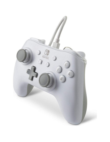 Controlador con cable PowerA para Nintendo Switch - Blanco
