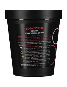 Exfoliante Corporal Energético AlHebro Lab 250 g - Café, Fresa y Jojoba 2