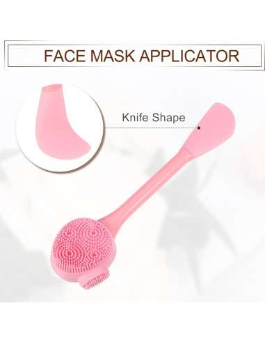 Cepillo Facial Silicona VOCOSTE Rosa Exfoliante 16x4 cm