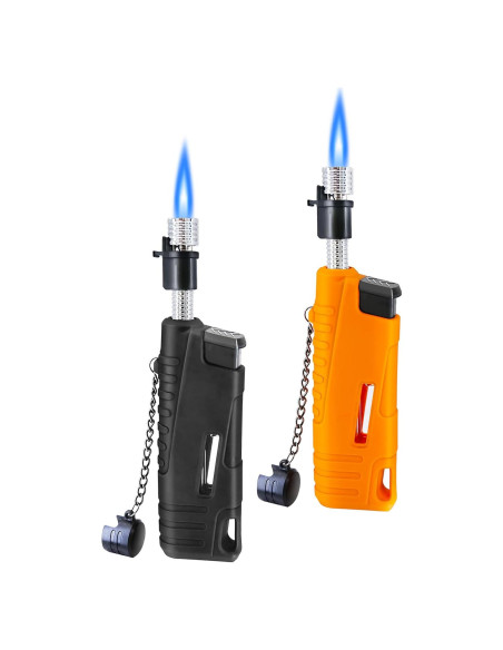 Encendedores de Antorcha Laffizz 2 Piezas Recargables Butano Encendedores de Antorcha Laffizz 2 Piezas Recargables Butano
