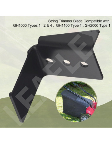 Paquete de 2 cuchillas de corte de línea LEAFLEX BD37 para Black & Decker