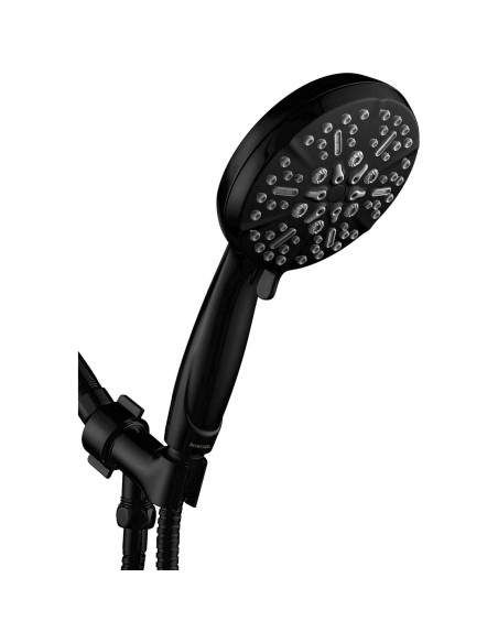 Cabezal de Ducha BOWGER Negro Mate 5 Modos Alta Presión Cabezal de Ducha BOWGER Negro Mate 5 Modos Alta Presión
