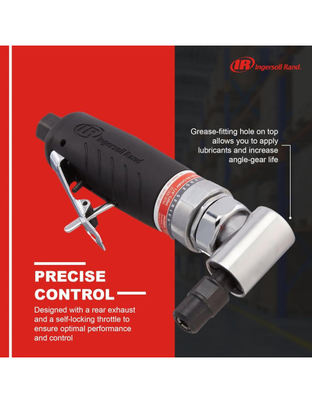 Ingersoll Rand 3101G Molino de Aire 1/4" 20,000 RPM Ligero Ingersoll Rand 3101G Molino de Aire 1/4" 20,000 RPM Ligero