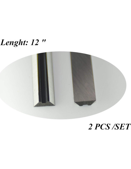 Cuchillas de Planer HSS Asieg Tool 306mm Doble Bisel - Juego de 2 Cuchillas de Planer HSS Asieg Tool 306mm Doble Bisel - Juego de 2