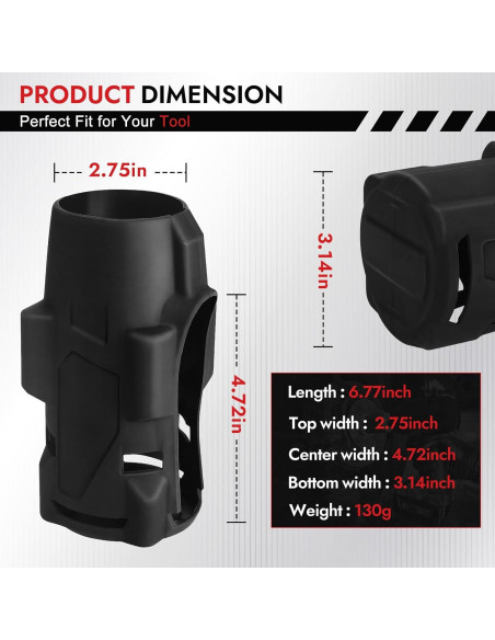 Funda Protectora Lonsda 49-16-2967 para Llave M18 FUEL Funda Protectora Lonsda 49-16-2967 para Llave M18 FUEL