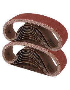 Cinta de Lijado Mornajina 20 Pcs 3 x 33 cm 120-1000 Granos