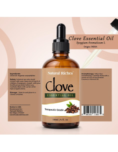 Aceite Esencial de Clavo Natural 118 ml - Grado Terapéutico 2