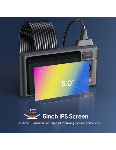 Cámara de Inspección DEPSTECH DS520 15.24m Doble Lente 1080P