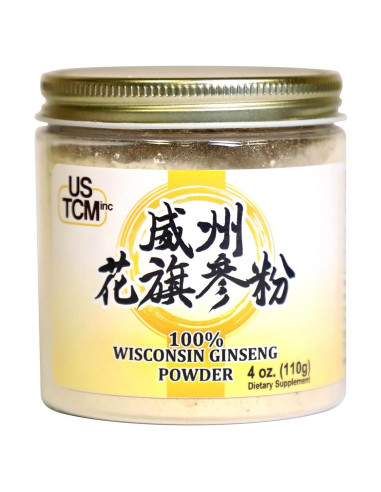 Polvo de Ginseng Americano USTCM 113.4 g 120 Mallas Puro