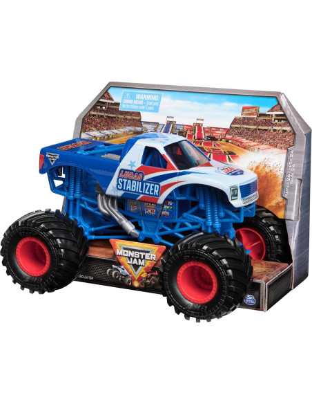 Camión Monster Jam Lucas Stabilizer 1:24 Die-Cast Spin Master Camión Monster Jam Lucas Stabilizer 1:24 Die-Cast Spin Master