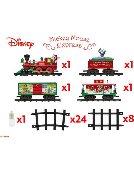 Tren de Juguete Mickey Mouse Express Lionel Bluetooth Tren de Juguete Mickey Mouse Express Lionel Bluetooth
