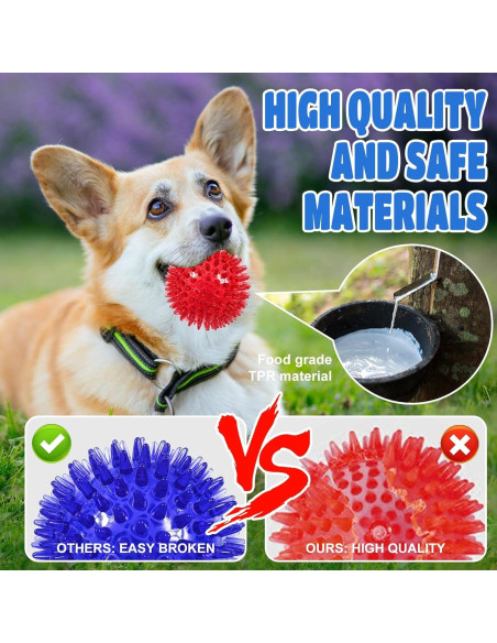 Pelotas LED para Perros JLVAUVT - Juguetes Masticadores 6.5 cm Pelotas LED para Perros JLVAUVT - Juguetes Masticadores 6.5 cm