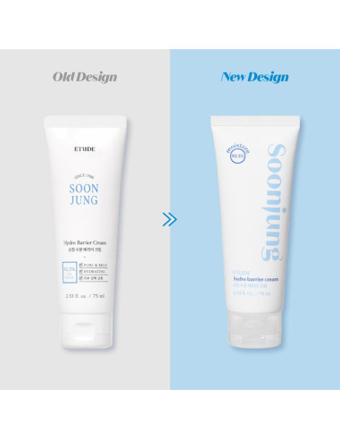 Crema Hidratante Barrera ETUDE SoonJung 75ml Hipoalergénica