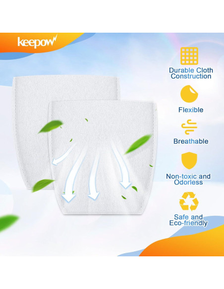 Filtros de Vacío KEEPOW para Aspiradoras Makita 10+2 Piezas Filtros de Vacío KEEPOW para Aspiradoras Makita 10+2 Piezas
