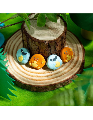 Tapa de agarre de pulgar WISHAVEN para Nintendo Switch - Squirtle y Charmander