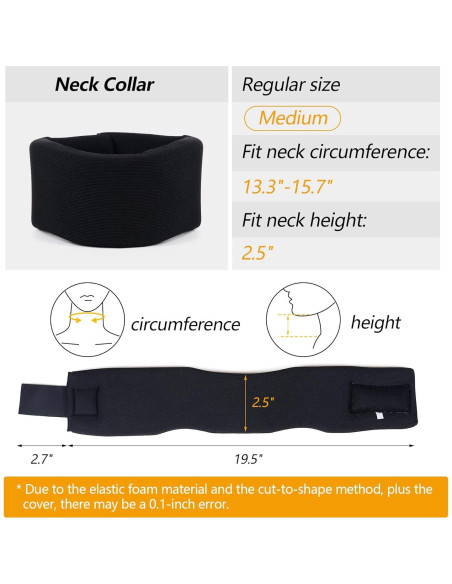 Collar Cervical Cozyhealth Ajustable para Alivio de Dolor - M Collar Cervical Cozyhealth Ajustable para Alivio de Dolor - M