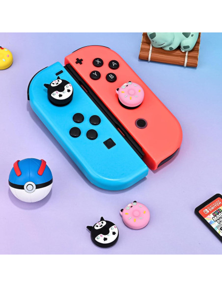 Tapas de agarre DLseego para Switch/Switch Lite/OLED - 4PCS Tapas de agarre DLseego para Switch/Switch Lite/OLED - 4PCS