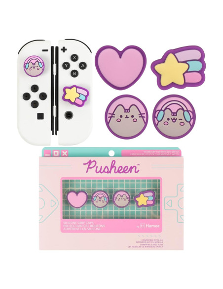 Tapas de Joystick Hamee Pusheen para Nintendo Switch OLED/Lite Tapas de Joystick Hamee Pusheen para Nintendo Switch OLED/Lite