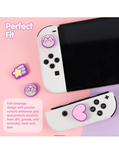 Tapas de Joystick Hamee Pusheen para Nintendo Switch OLED/Lite