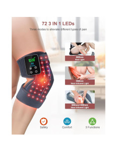 Faja Terapia Luz Roja Astarexin 72 LED Rodilla 3000mAh 2