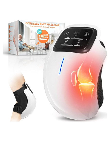 Masajeador de Rodilla Inalámbrico REDLOOK ST-1101 con Calor y Vibración Masajeador de Rodilla Inalámbrico REDLOOK ST-1101 con Calor y Vibración