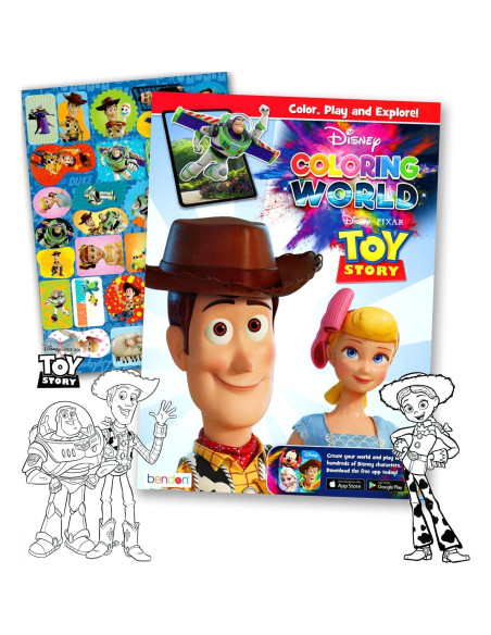 Conjunto de Libros para Colorear Disney 6 Piezas + Juguetes Conjunto de Libros para Colorear Disney 6 Piezas + Juguetes