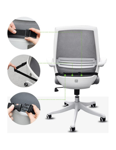 Cojín de cuña MargGona para asiento de coche y oficina 50,8 cm