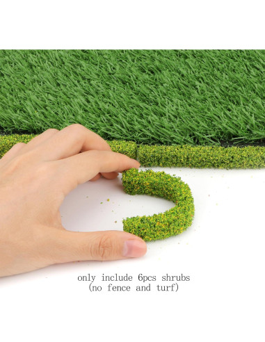 Arbustos Miniatura 6PCS Cutemini Amarillo 10cm Jardín