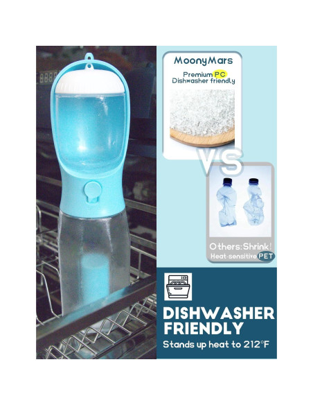 Botella de Agua para Perros Wenzhou 20oz Azul 3 en 1 Botella de Agua para Perros Wenzhou 20oz Azul 3 en 1
