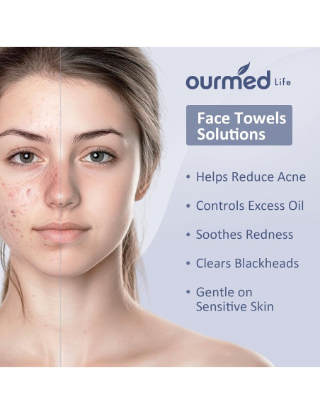 Toallas Faciales Desechables Ourmed Life 100 Unidades Toallas Faciales Desechables Ourmed Life 100 Unidades