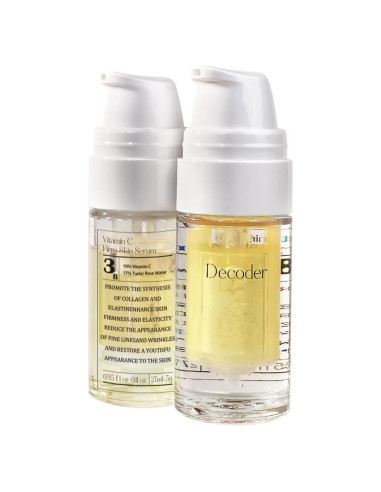 Aceite Facial Dédcoder Vitamina C 30ml Doble Cámara Hidratante