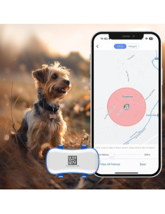 Rastreador GPS para Perros Wanwaytech Impermeable 3,22 km 2