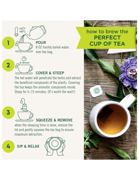 Té Orgánico de Manzanilla y Menta Tradicional 16 Bolsitas Té Orgánico de Manzanilla y Menta Tradicional 16 Bolsitas